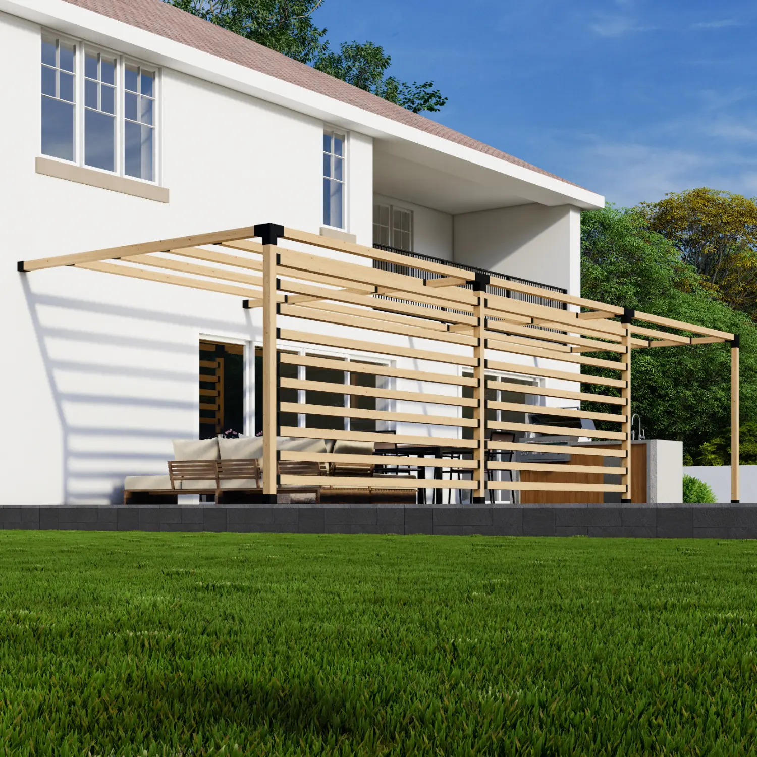 Back-Deck Pergola Kit