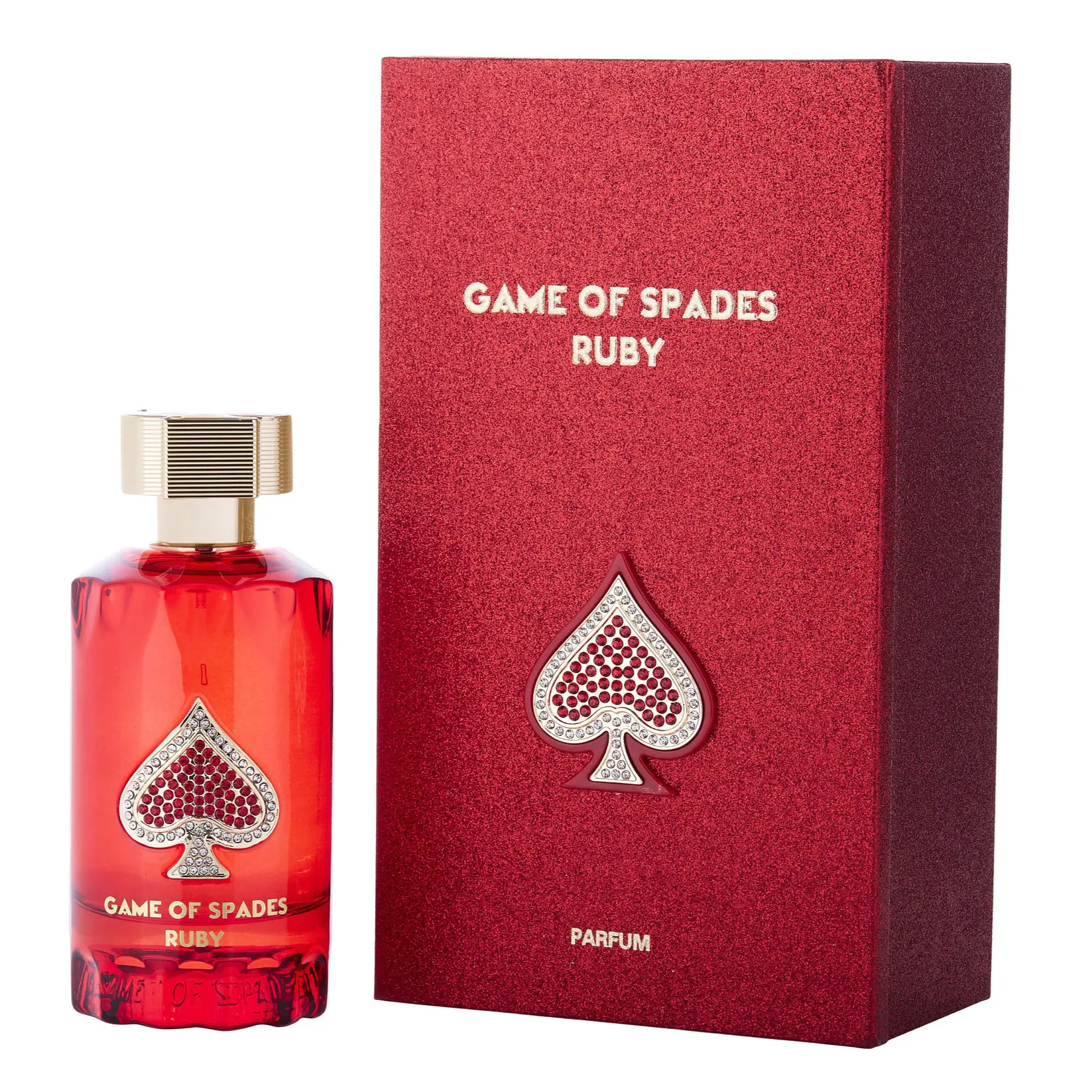 Jo Milano Game of Spades Ruby for Unisex Parfum Spray, 3.0 Ounce