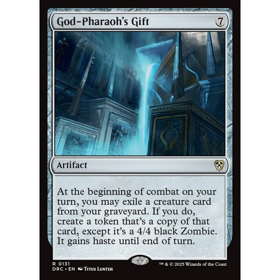 God-Pharaoh's Gift (131) - Aetherdrift Commander (DRC)