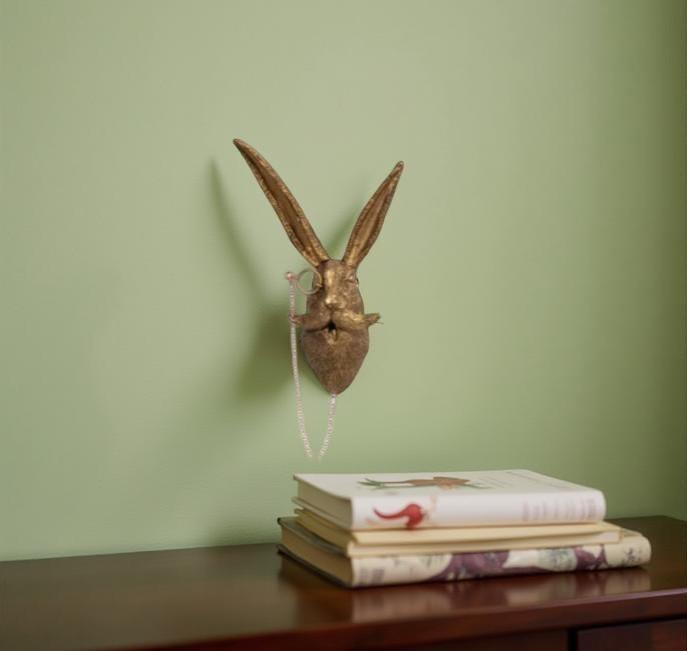 KINEFOLK Animal Head Wall Decor Whimsical Design 12" Tall 6" Wide Durable Resin Material Versatile Nature Artistry Ornaments for Living Room Bedroom