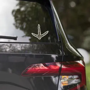 Turkey Track Camo Vinyl Decal Sticker - Bottomland Pattern, Laptop Water Bottle Decal Sticker