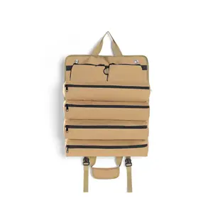 Outdoor Multifunctional Storage Bag Suspended Foldable Hardware Household Tools Portable Roll-up Organizer with Multiple Pockets pororo  bike  lock glove  wrap  baseball