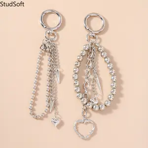 New Best-Selling Creative Heart-Shaped Beaded Keychain & Bag Charm