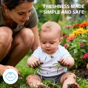 Baby & Mom-Safe Cleaning Spray - Stain & Odor Remover - Must-Have for New Parents & Nurseries - Eliminates Milk Stains, Food Spills, Spit-Up & Drool + Odors – Free of Harsh Chemicals, Fragrances – Gentle on Baby’s Sensitive Skin - Works on Onesies