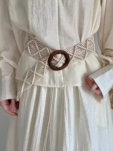 Women's Bohemian Braided Belt, New Spring Summer Dress Accessory, Versatile Decorative Waistband, Casual Everyday Wear