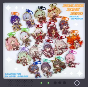 Zenless Zone Zero: Acrylic Keychains,  Perfect Gift for Fans & Collectors