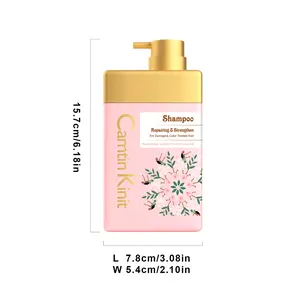 Daily Repair Shampoo for Color-Treated & Heat-Damaged Hair – With Mushroom Extract & Quinoa Seed – Anti-Frizz, Split End Treatment, Color Protection – Sulfate-Free Gentle Formula white