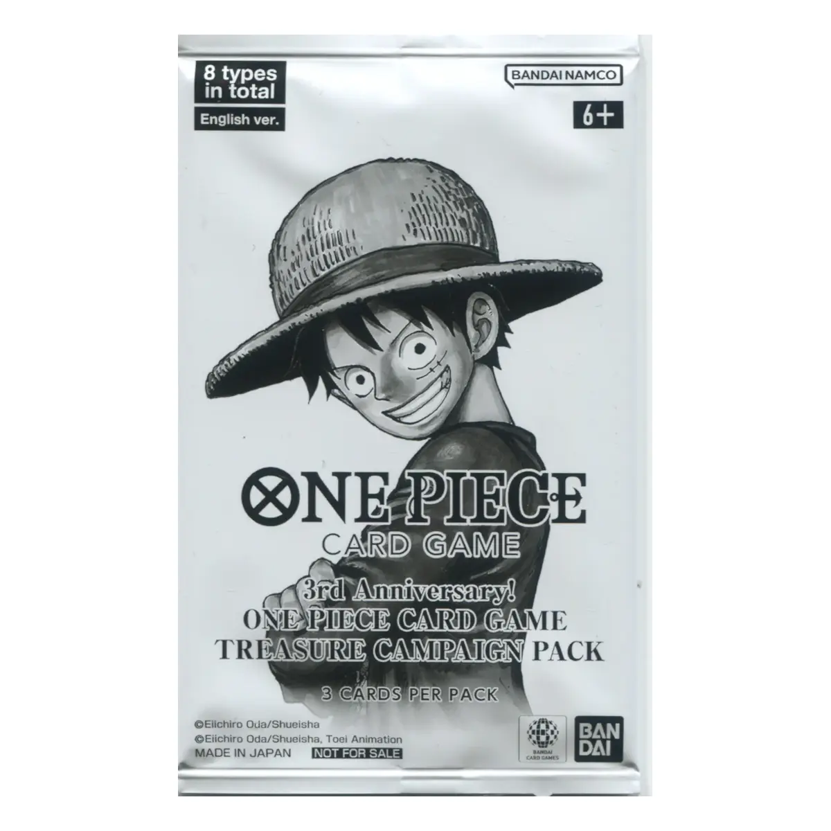 [EN] One Piece 3rd Anniversary Treasure Campaign Promo Pack - English