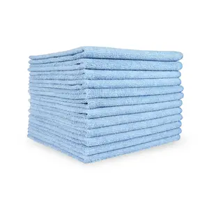 Microfiber Terry Cleaning Cloths (12 Pack) - 16x16 - All Purpose - Color Options