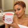 Tina Toner Pink Glow Whipped Soap, Daily Lightweight Hydrating Universal Cleanser for Face and Body Cleansing