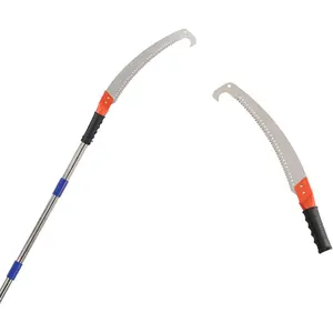 7.5 Feet Pole Saw for Tree Pruning, Long Pole Pruning Saw, Blade Tree Pruning Pole, Manual Pole Pruner, Suitable for Yard Garden and Patio Tree Branch Pruning