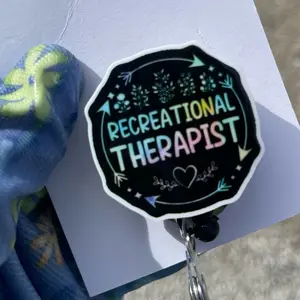 Recreational Therapist Badge Reel