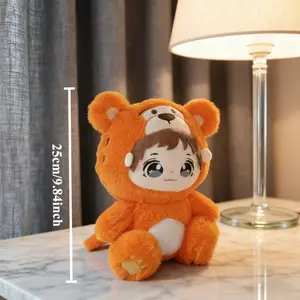 Cute Tiger Hoodie Boy Plush Doll