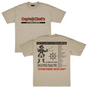 Cap’n Clark’s Ottoman Empire T-Shirt - Horror Movie Tee - Liminal Space Creepypasta Graphic Apparel - Retro Vintage Style Cotton Shirt - Unique Gift for Horror Fans