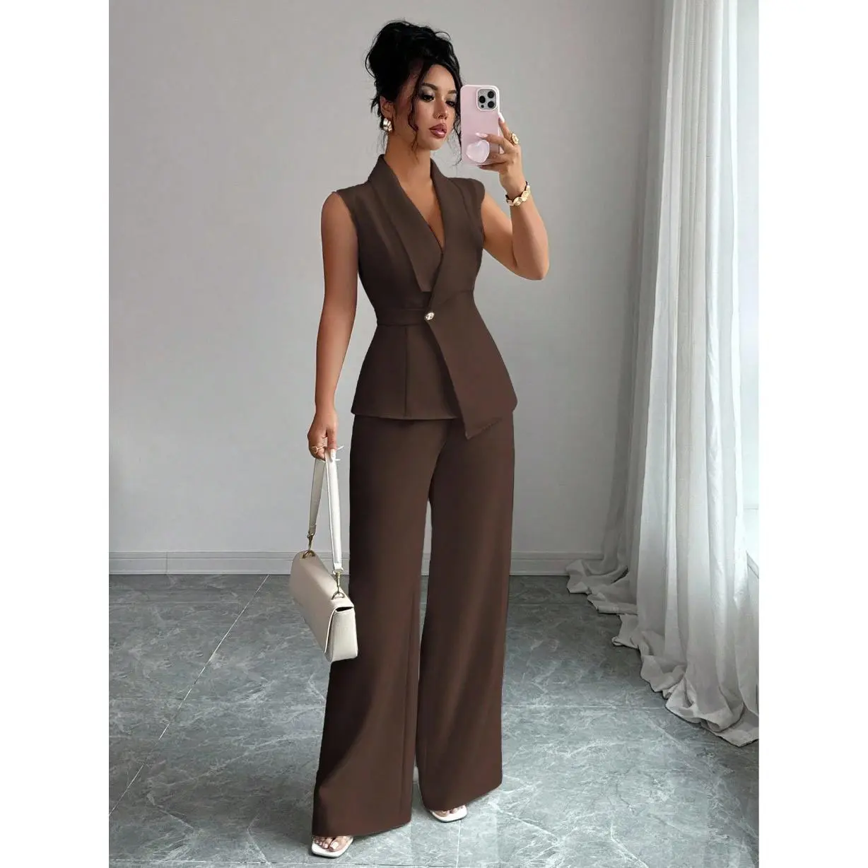 Coffee color (sleeveless)