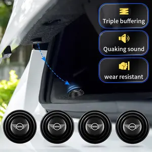 Universal Rubber Shock Absorber Mat, Anti-Scratch Noise Reduction Buffer Pad, Car Door Engine Hood Trunk Bumper Sticker, Mini Cooper Interior Protection