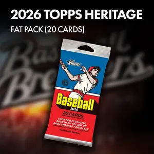 2026 Topps Heritage Fat Pack (20 Cards)