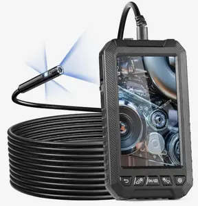 TIKTOK's #1 SHOP, presents the -HD Waterproof Dual Lens Endoscope Camera VEVOR Endoscope Camera with Light, Triple Lens Industrial 5" Screen