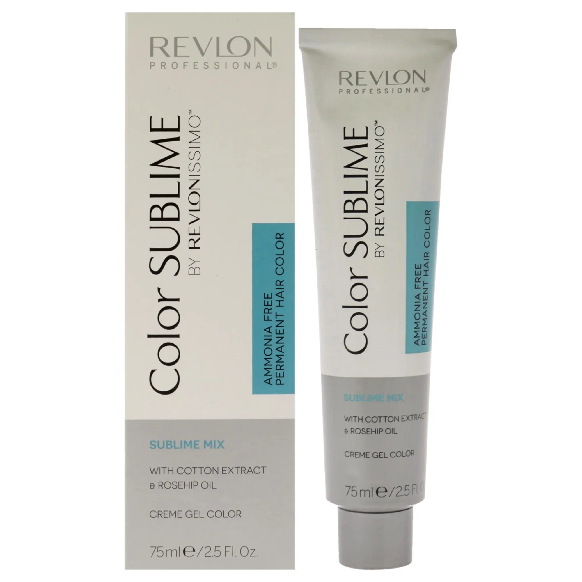 REVLON Revlonissimo Color Sublime Mix Hair Coloring, 077 Vibrant Green Shade, Unisex Formula, 2.5oz