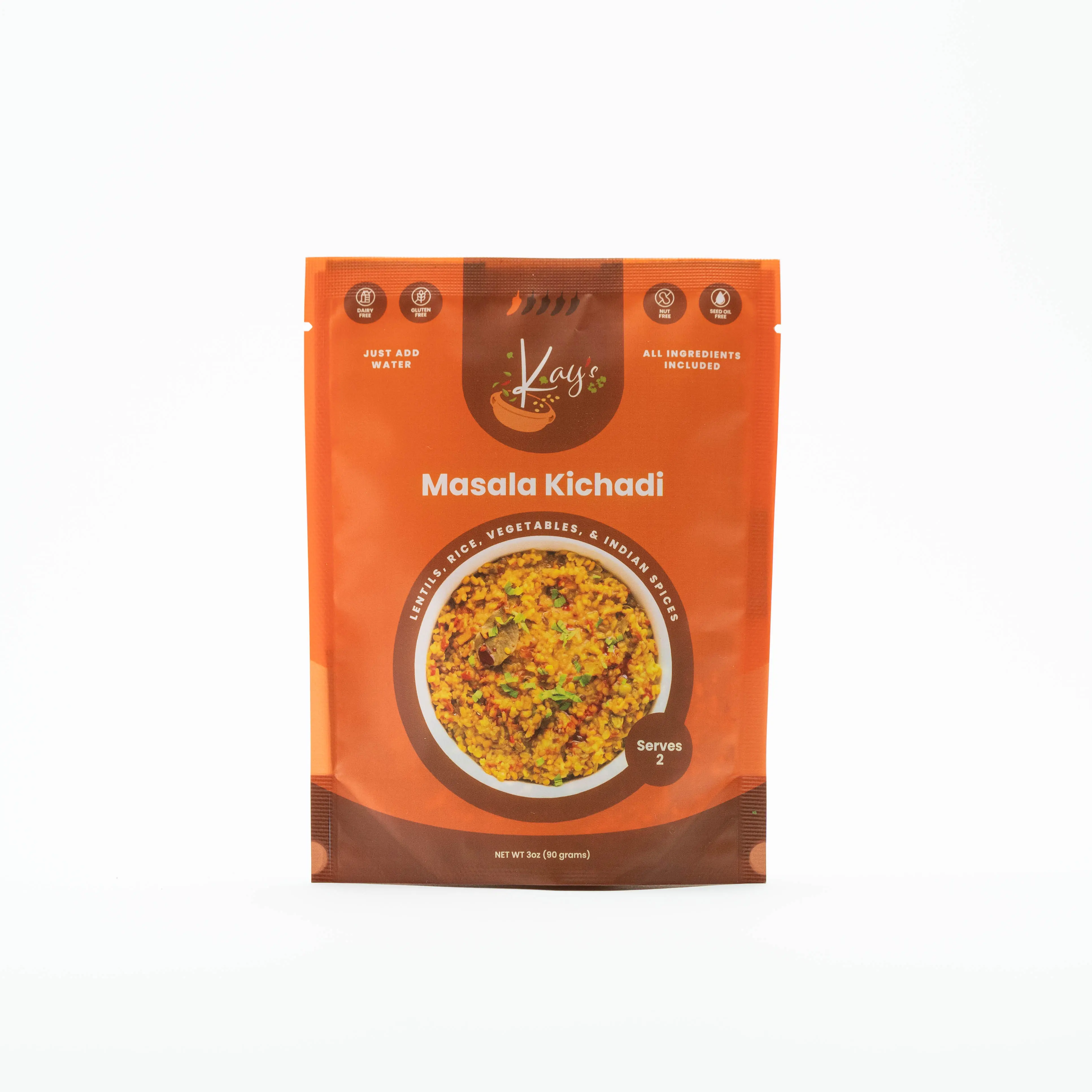 Masala Kichadi – One-Pot Vegan Meal with Lentils & Rice