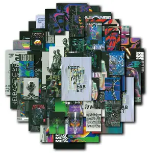 Graffiti Sticker, 40pcs/set Creative Graffiti Sticker, DIY Decorative Sticker for Scrapbooking, Journaling, Gift Wrapping, Waterproof Durable Sticker, Decal Sticker