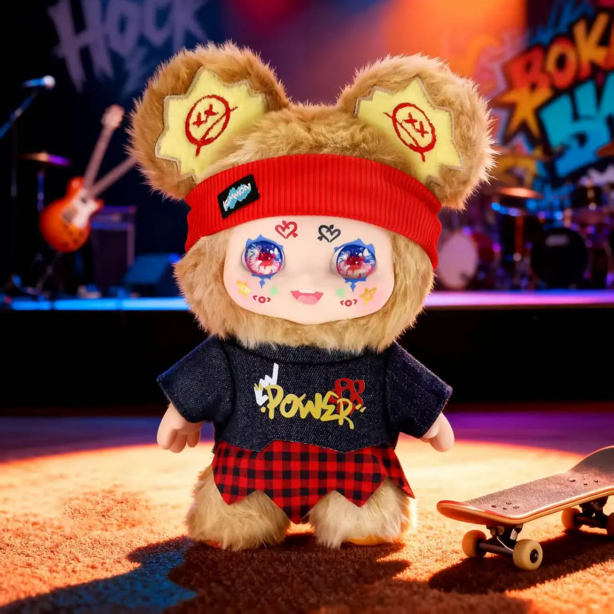KIMMON Street Rock Series Plush Blind Box Pendant Gift KIMMON Street Rock Series Plush Blind Box Pendant Gift