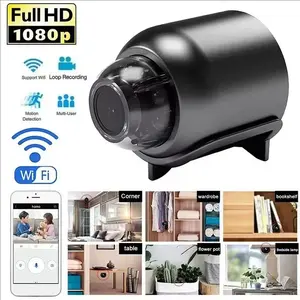 2026 Mini WiFi Home Camera – HD Night Vision Indoor Cam with App Control |   Remote View for Pet Monitoring & Home Check-In |   Easy Setup Portable Wireless Cam