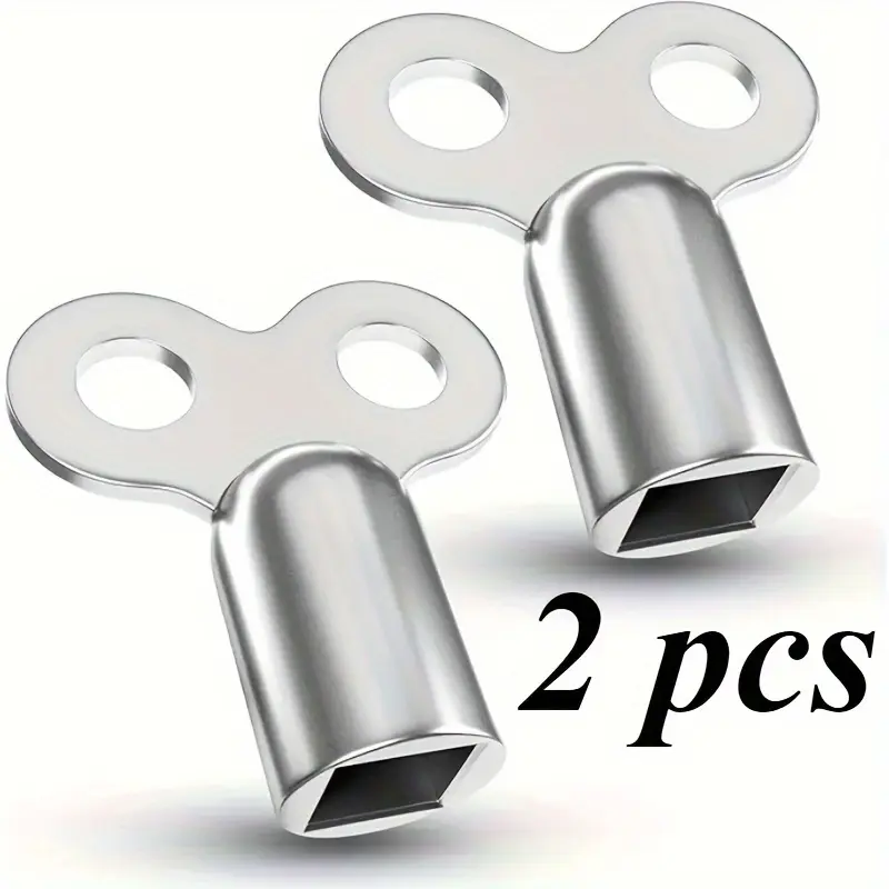 2pcs Durable Zinc Alloy Radiator Bleed Keys, High-Quality with EU Standard Connector Thread, Ideal for Plumbing Maintenance, Vent Key, Heating Vent Valves, Radiator Bleed Key