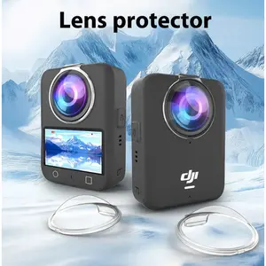 Dji Osmo 360 Camera Lens Protection Cover, Plastic Material, Premium Optical PC, Easy Installation, Portable Lightweight, Accessories