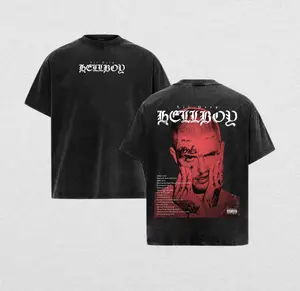 Lil Peep Hellboy Hoodie, Vintage Rapper album T-Shirt, Retro Lil Peep Hellboy Tee, Tribute Rapper Outfit, Gift For Fans, Y2K Clothing