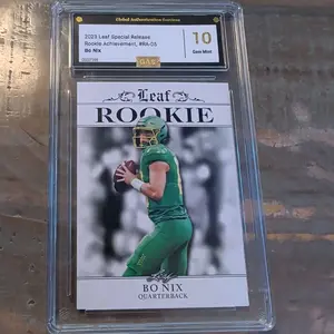 Bo Nix 2023 Leaf Special Release Rookie Achievement #RA-05 GAS 10 Gem Mint Rookie Card