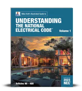 Mike Holt's Understanding the National Electrical Code, Vol. 1 textbook 2023 NEC