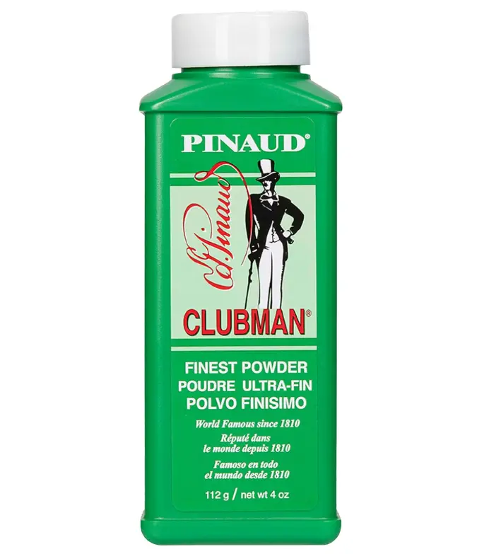 Clubman Pinaud Finest Powder, White, Skin Soothing, 4 oz