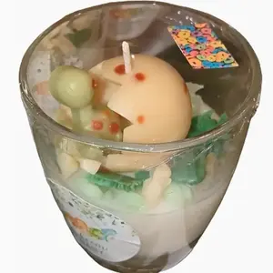 Green Long Neck Baby Dinosaur Hatching Candle