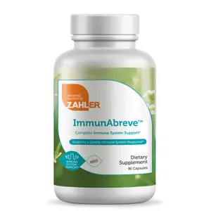 Zahler ImmunAbreve Complete Immune System Support 90 Capsules with Vitamin C Pantothenic Acid Echinacea Certified Kosher US Made - Healthy