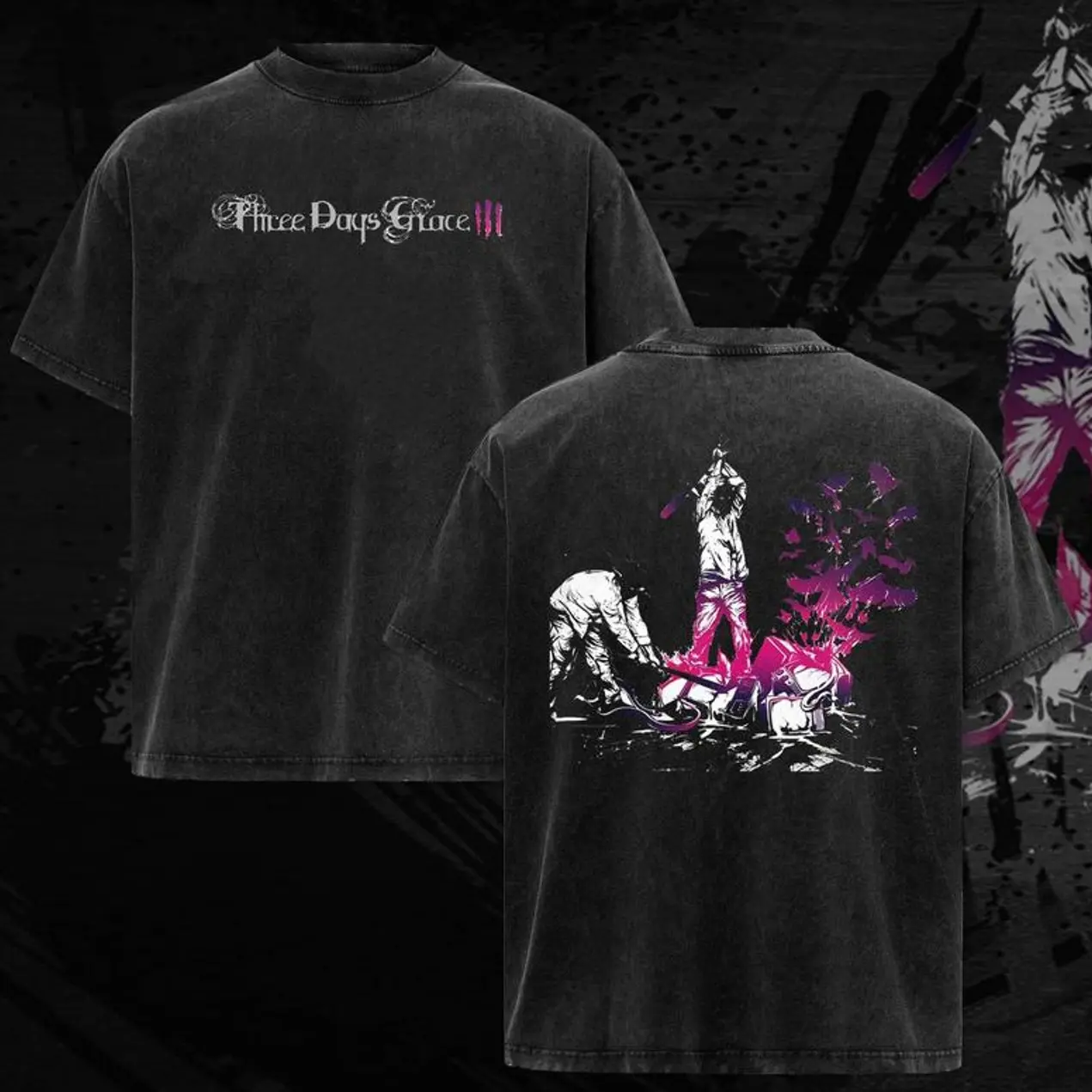 Three Days Grace Man's Vintage T-shirt, Alternative Band Merch, Retro Vintage 90s graphic tee, Grunge aesthetic shirt, classic rock merch E