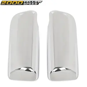 Door Mirror Cover Caps Set LH + RH Replacement Fit For 13-23 Peterbilt 579