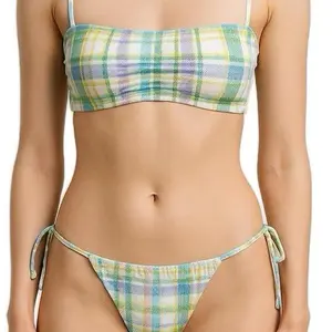 Plaid Bikini Set