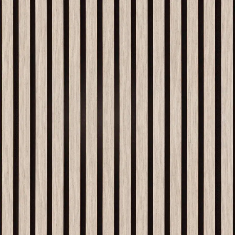 Natural Oak Acoustic Slat Panel 108.25" Sample
