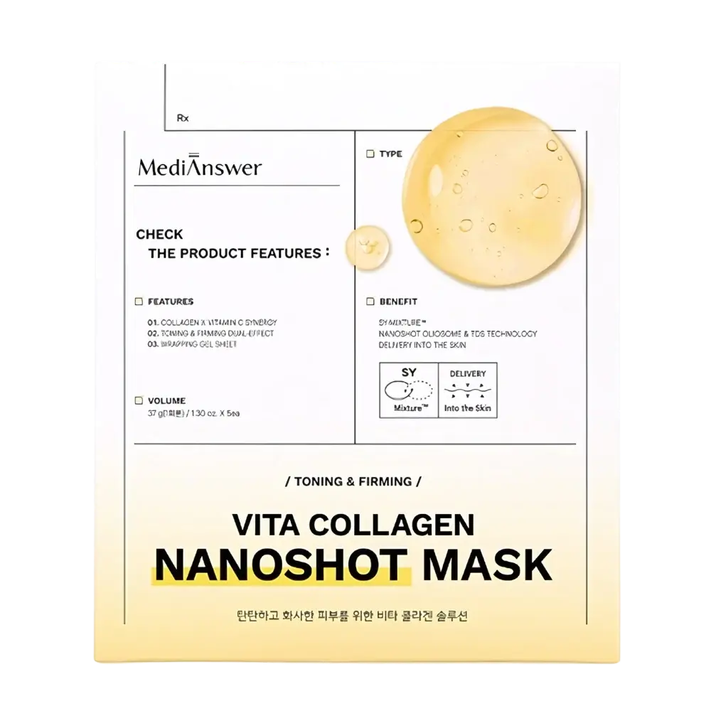 MediAnswer Collagen Nanoshot Mask - 5 Sheets