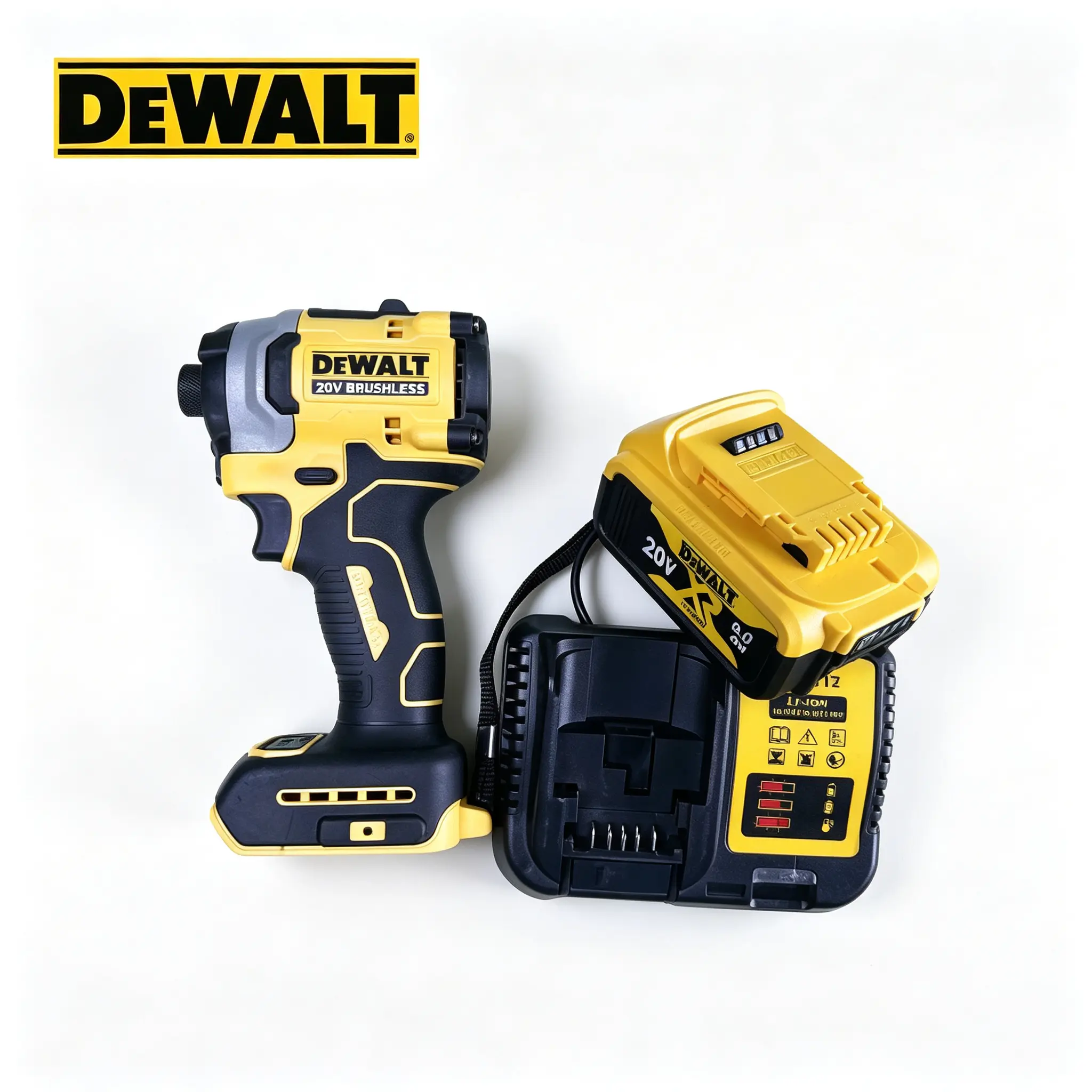 Dewalt DCF850B 20V MAX XR Atomic Brushless 1/4-Inch 3-Speed Impact Driver, Bare-Tool Power Tool for Framing & Cabinet Repair, With Belt Clip & 3-LED Work Light