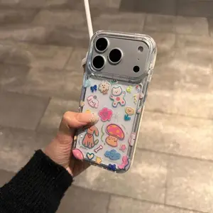 Adorable Animals Dopamine Cartoon Phone Case For iPhone 17 Pro Max Air X XR XSMax 16 15 14 13 12 11 Y2K Fashion Soft Back Cover