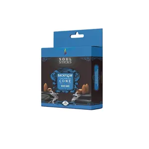 Soul Sticks — Blue Sage Backflow Incense Cones