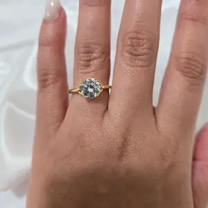 385 Ring for Women - Simple Gold Plated Jewelry Accessory