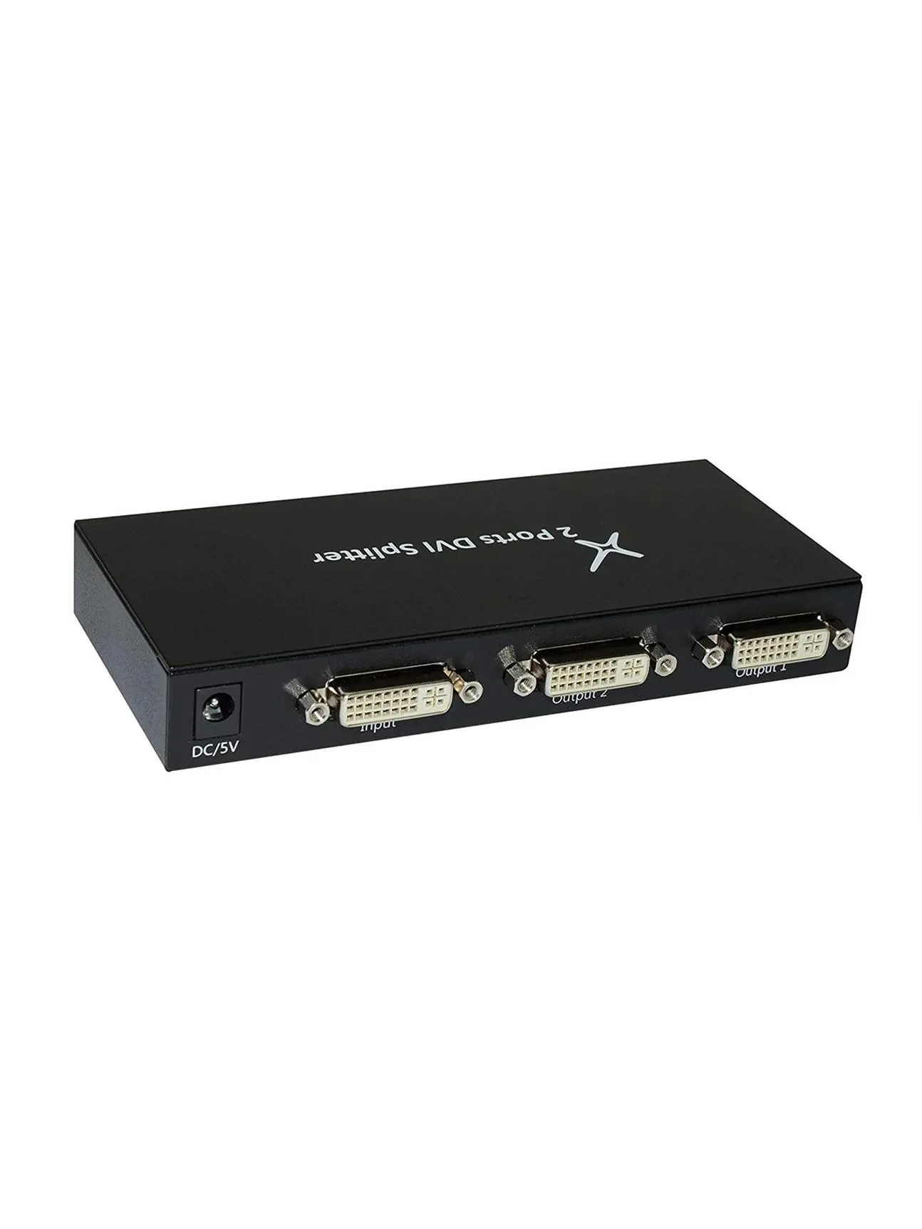 Xtrempro 41139 DVI Splitter 1 Input 2 Output Dual Monitor HDCP for Cascade Connection