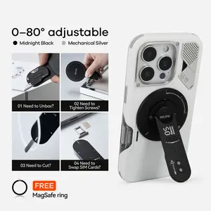 Aulumu G05 Air for MagSafe Grip Stand | Rotation Angle Adjustment | Aluminium Alloy Ultra Light & Ultra Thin | with Box Opener Phone Cellphone Smartphone  Mount Office Gadgets  High Precision Cutter Paper Trimmer Paper Cutters Cutting Tool