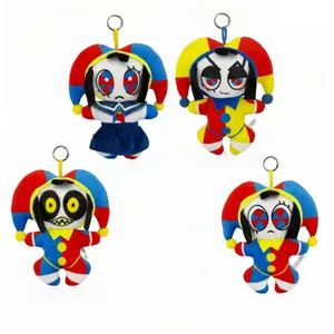 The Amazing Digital Circus  Chapter9 Finale Pomni Plush Keychain,4-Style Mini Clown Doll Pendant,Soft Collectible Toy Gift for US TADC Fans