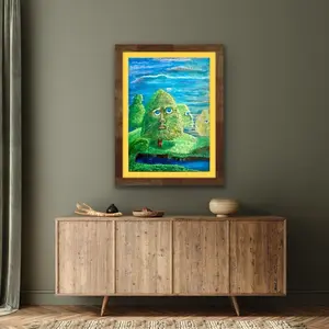 Silent in the Trees Original Hand Painting Transformed into a Fine Print Artwork for Home Decor