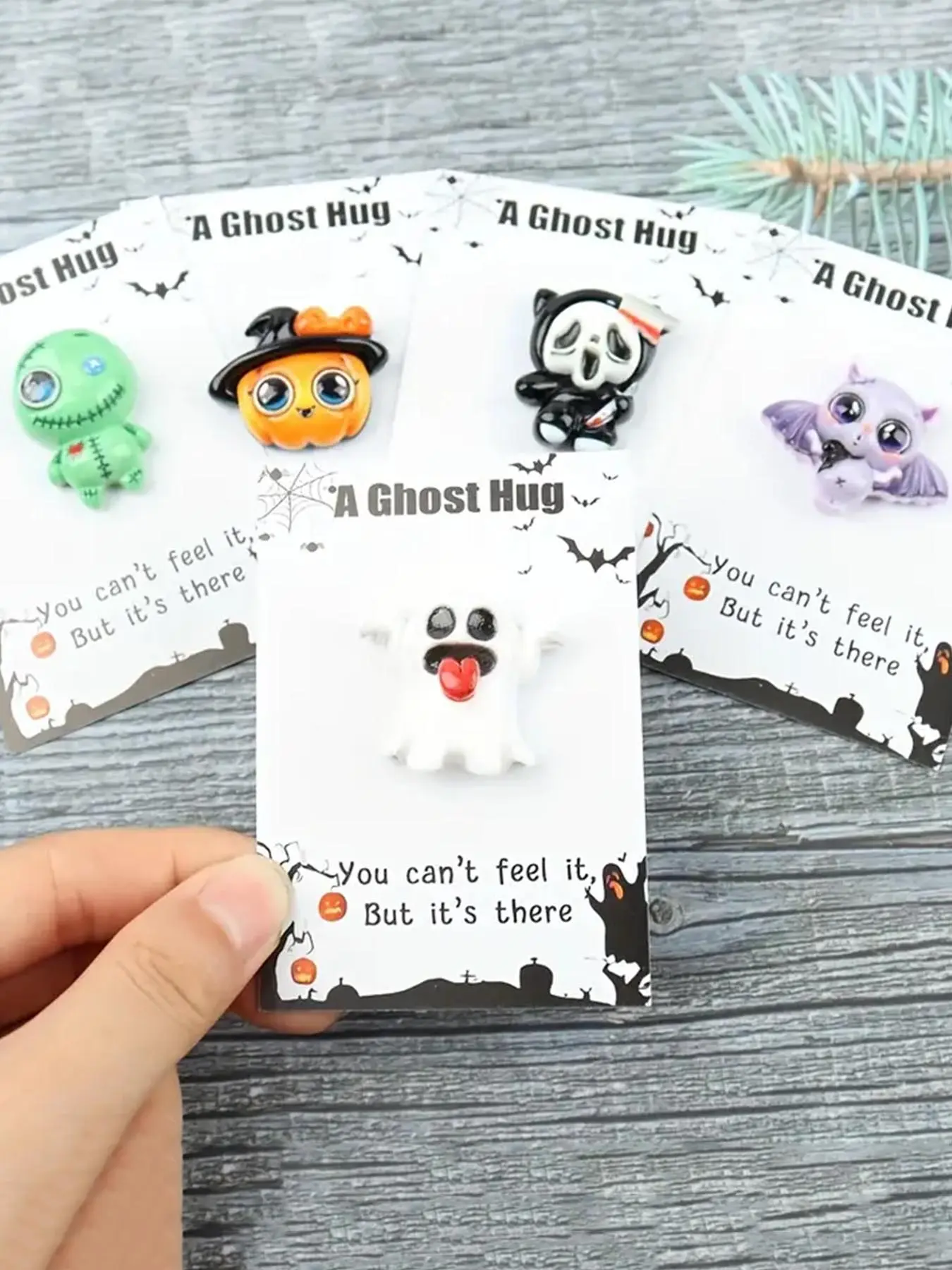 5pcs Cute Halloween Gifts Boo Basket Ghost Ornament Gifts for Her Women Teen Girls Perfect Halloween Boo Basket Ideas Gift for Teen Girl Cool Stuff Funny Gift for Him Her Halloweens Baskets Stuffers