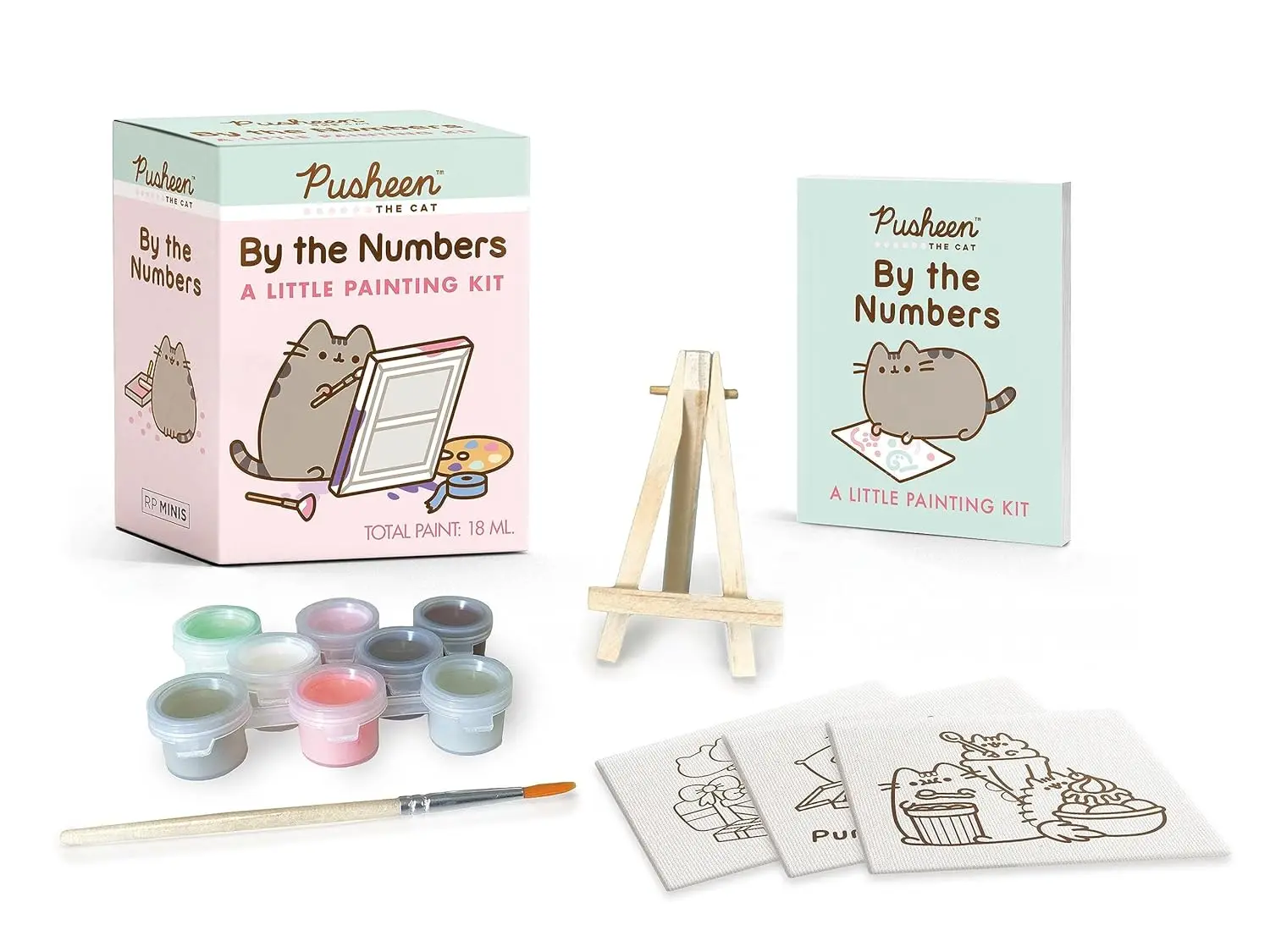 Pusheen by the Numbers: A Little Painting Kit (RP Minis) - Paperback